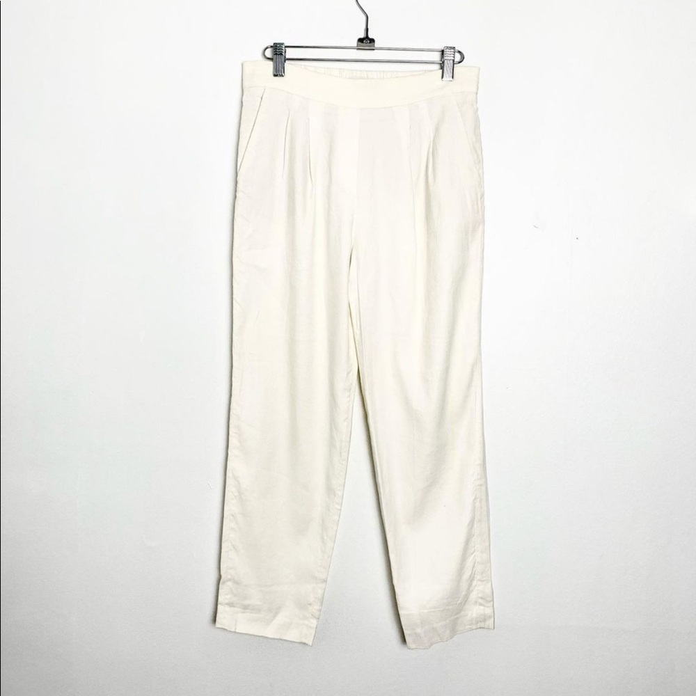 Aritzia white linen pants